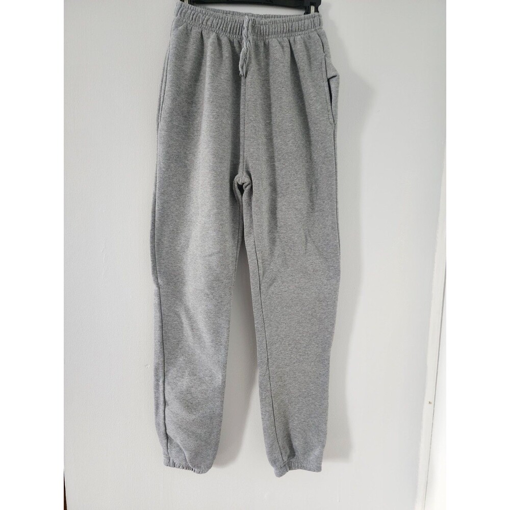 The North Pole Gray Sweatpants Side Pockets Drawstring Waist Adult Size S